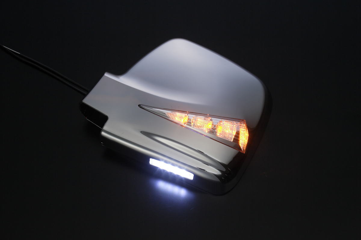 ライトバータイプ] LEDウインカーミラー フットランプ付き -ジムニー